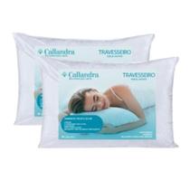 Kit 2 Travesseiros Antialérgico Suporte Firme Percal 200 Fios Kit 2 Travesseiros Antialérgico Suporte Firme Percal 200 Fios