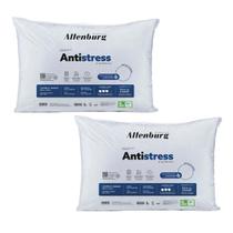Kit 2 Travesseiros Antistress Com Fios De Carbono 50 x 70 cm Antialérgico Altenburg