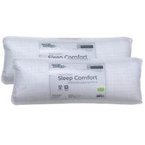 Kit 2 Travesseiros Antistress Sleep Comfort Rolinho Firme