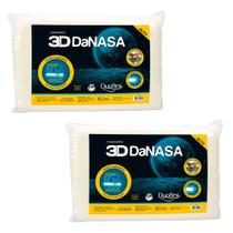 Kit 2 Travesseiros Com Maior Sustentação - 3D Nasa Alto