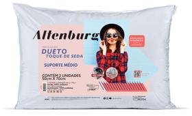 Kit 2 Travesseiros Dueto Toque de Seda 50 x 70 Altenburg Kit 2 Travesseiros Dueto Toque de Seda 50 x 70 Altenburg