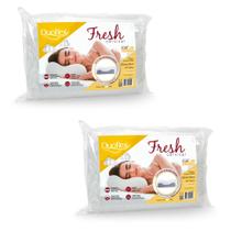 Kit 2 Travesseiros Duoflex Fresh Cervical C/ Gomos Massageadores - AT2100 Kit 2 Travesseiros Duoflex Fresh Cervical C/ Gomos Massageadores - AT2100