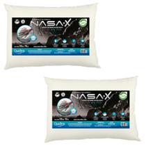 Kit 2 Travesseiros Duoflex NASA-X Alto 50x70x13cm NS3109 Com Espuma Viscoelástica Kit 2 Travesseiros Duoflex NASA-X Alto 50x70x13cm NS3109 Com Espuma Viscoelástica