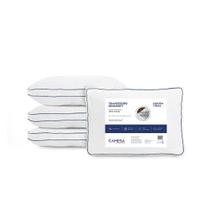 kit 2 Travesseiros Ergosoft Hotel Camesa Macio Ergonômico
