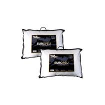 Kit 2 Travesseiros Europeu 250 Fios - Macio Master Comfort