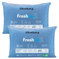 Kit 2 Travesseiros Fresh Ice Refrescante Para Noites Quentes 50x70cm Altenburg