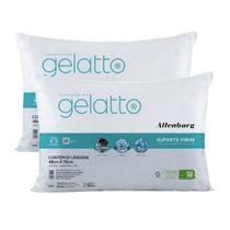 Kit 2 Travesseiros Gelatto Altenburg Toque Gelado Extra Macio Firme Antialérgico 48x70cm Kit 2 Travesseiros Gelatto Altenburg Toque Gelado Extra Macio Firme Antialérgico 48x70cm