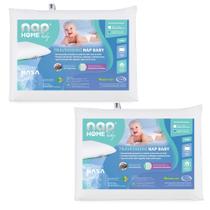 Kit 2 Travesseiros Infantil Nasa Nap Baby Hipoalergênico