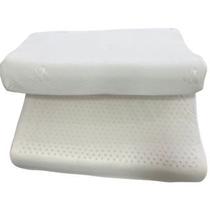 Kit 2 Travesseiros Látex Natural 0,60x0,40mx0,12x0,10 Medio Cor Branco Liso Com Capa Medio Cor Branco Liso Com Capa Algodão Kit 2 Travesseiros Látex Natural 0,60x0,40mx0,12x0,10 Medio Cor Branco Liso Com Capa Medio Cor Branco Liso Com Capa Algodão