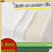 Kit 2 Travesseiros Látex Natural Conforto e Saúde LTX Sleep