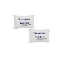 Kit 2 Travesseiros Luck Sleep Flocos Antiácaro E Antifungo Luckspuma
