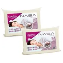 Kit 2 Travesseiros Nasa Cervical Otopédico Viscoelástico Duoflex Kit 2 Travesseiros Nasa Cervical Otopédico Viscoelástico Duoflex