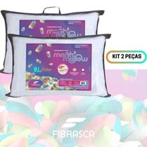 Kit 2 Travesseiros Nasa Marshmallow Fibrasca - Confortável - Macio - Toque Macio Kit 2 Travesseiros Nasa Marshmallow Fibrasca - Confortável - Macio - Toque Macio