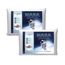 Kit 2 Travesseiros Nasa Viva Conforto - Altura 10cm