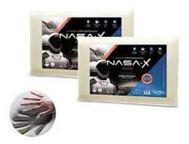 Kit 2 travesseiros nasa-x alto viscoelático - duoflex