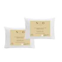 Kit 2 Travesseiros Neo Prime Ecopluma 100% Algodão 50cmx70cm