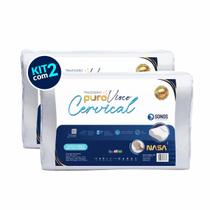 Kit 2 Travesseiros Puro Visco Cervical Sonos Casal