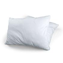 Kit 2 Travesseiros Soft Premium Super Leve Lavável Macio AntiAlérgico Fibra Silicone (branco)