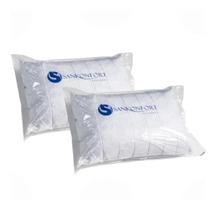 Kit 2 Travesseiros Super Macios Soft Plus Para Descanso 63 x 43 x 10cm Antiácaro Conforto Sono Tranquilo Kit 2 Travesseiros Super Macios Soft Plus Para Descanso 63 x 43 x 10cm Antiácaro Conforto Sono Tranquilo