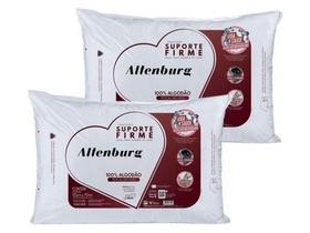 Kit 2 Travesseiros Suporte Firme 180 Fios Percal Altenburg Lavável 50cm x 70cm Kit 2 Travesseiros Suporte Firme 180 Fios Percal Altenburg Lavável 50cm x 70cm