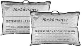 Kit 2 Travesseiros Toque de Pluma Buddemeyer