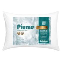 Kit 2 Travesseiros Toque Piume De Pluma 50x70cm Ortobom