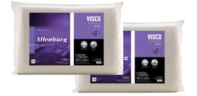 Kit 2 Travesseiros Visco Elástico Alto Altenburg
