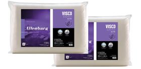 Kit 2 Travesseiros Visco Elástico Alto Altenburg