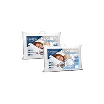 Kit 2 Travesseiros Viscoelástico Nasa Freeze 14cm 50x70 Duoflex Kit 2 Travesseiros Viscoelástico Nasa Freeze 14cm 50x70 Duoflex