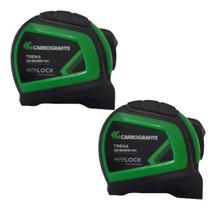 Kit 2 Trena Emborrachada Carbografite 5mt Trava Automatica