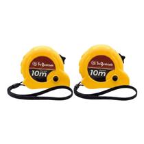 Kit 2 Trenas Métricas Plásticas De 10m X 25 mm com Trava Kit 2 Trenas Métricas Plásticas De 10m X 25 mm com Trava