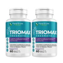 Kit 2 Treonato x 60 cápsulas Magné sio L Treonato Triomax 120 cápsulas 500 mg
