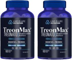 Kit 2 TreonMax Magnésio Treonato 500 mg original O mineral da Memória e da Concentração! - Live Is LIfe