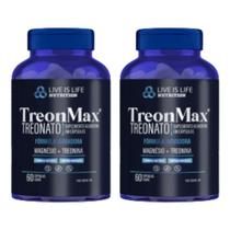 Kit 2 Treonmax Magnesio Treonato 60 Capsula Puro Original