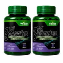 Kit 2 Tri - Magnésio 60 Cápsulas Vitalab Kit 2 Tri - Magnésio 60 Cápsulas Vitalab