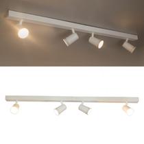 Kit 2 Trilho Eletrificado 2 Spot Led MR16 GU10 Direcionável