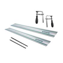 Kit 2 Trilhos 1 metro e Conector 198885-7 e 2 Sargentos Makita