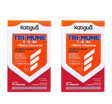 Kit 2 Trimune Vit C Vit D E Zinco + Beta Glucana 30 Capsulas Kit 2 Trimune Vit C Vit D E Zinco + Beta Glucana 30 Capsulas