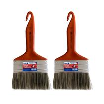 Kit 2 Trincha Pincel P/ Pintura Látex Acrílica 4'' Tigre