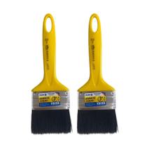 Kit 2 Trincha Pincel Pintura Tinta Esmalte Óleo 3'' Tigre