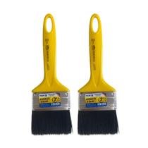 Kit 2 Trincha Pincel Pintura Tinta Esmalte Óleo 3'' Tigre