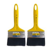 Kit 2 Trincha Pincel Pintura Tinta Esmalte Óleo 4'' Tigre