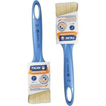 Kit 2 Trinchas 915 2 Pol Tigre Cerdas Sintéticas Paredes Madeira Portas Acabamento Profissional Kit 2 Trinchas 915 2 Pol Tigre Cerdas Sintéticas Paredes Madeira Portas Acabamento Profissional