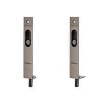 Kit 2 Trincos Fecho De Embutir Aço Acabamento Bronze Pado