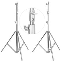 Kit 2 Tripé Inox Greika Iluminação Profissional 2,5m 15kg Fc-s288l Kit 2 Tripé Inox Greika Iluminação Profissional 2,5m 15kg Fc-s288l