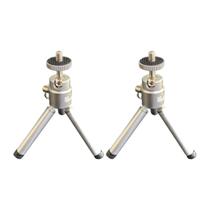 Kit 2 Tripé Suporte Pernas Cabeçote Ajustável Utilizado Decibelimetro Modelo Dec Instrutherm