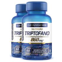 Kit 2 Triptofano 860mg Catarinense 60 Cápsulas