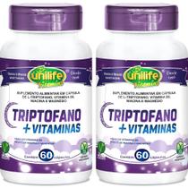 Kit 2 Triptofano + Vitaminas Unilife 60 Cápsulas