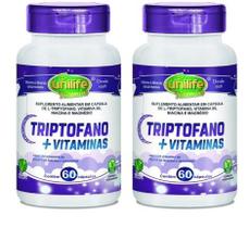 Kit 2 Triptofano + Vitaminas - Unilife - 60 cápsulas
