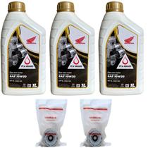 Kit 2 Troca Óleo E Filtro Honda Cb 250 Twister 2016 Á 2020